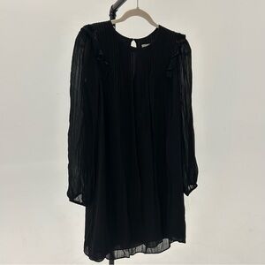 Wilfred Black Bishop Sleeve Knee-Length Dress